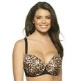 thumbnail image 1 of Paramour by Felina | Carolina Seamless Plunge Contour Bra | New Colors (Lynx, 34DDD), 1 of 2