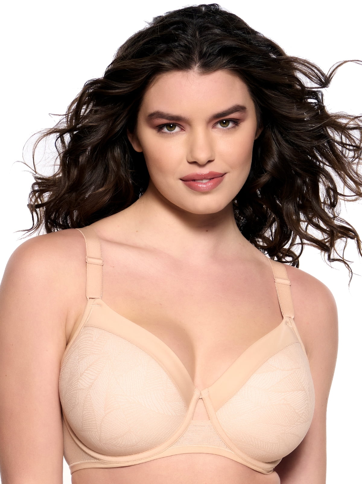 Paramour by Felina  Angie Front Close Minimizer Bra 2-Pack (Black Warm  Neutral 2-Pack, 34G) 
