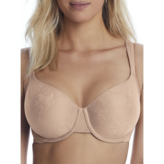 Plus Size Paramour by Felina Jessamine Contour Side Smooth Bra 135083 Color: Rose Tan Size: 44 DD