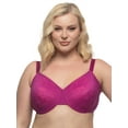 thumbnail image 1 of Jessamine Unlined Side Smoothing Minimizer Bra (Wild Aster / Iris Rose, 34C), 1 of 3