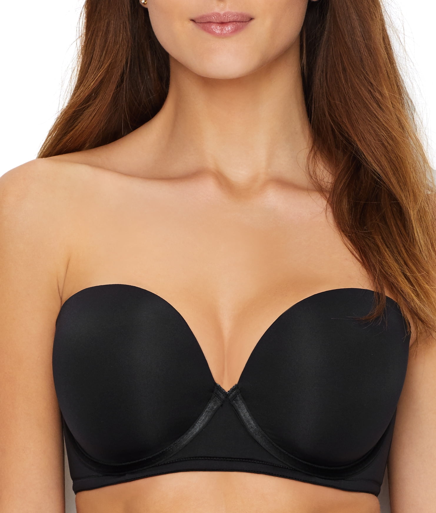 Paramour by Felina  Marvelous Strapless Full Busted Underwire Bra (Black,  38D) 