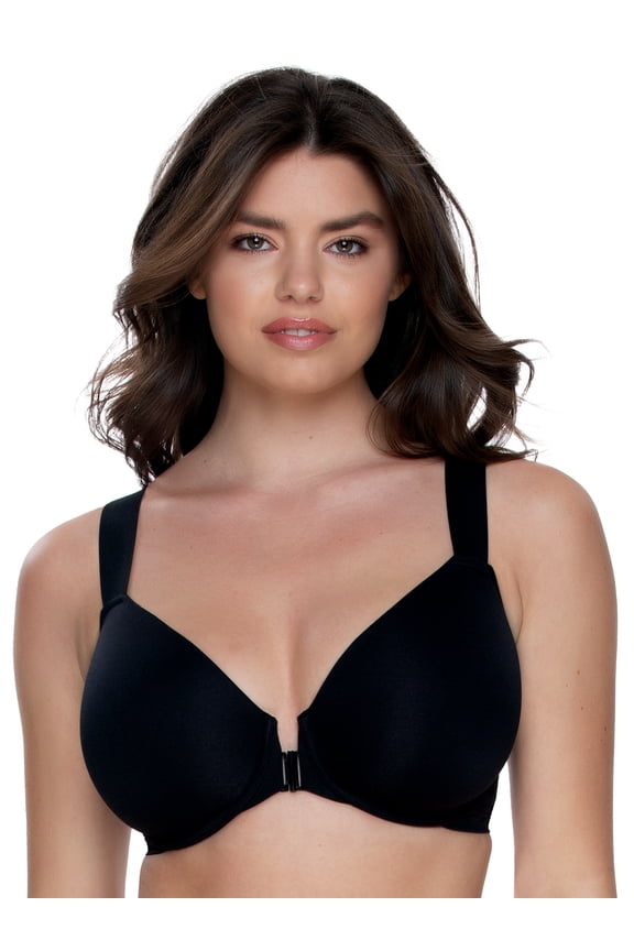 Paramour Utopia Front Close Contour Bra 155149 Color: Black Size: 44 C
