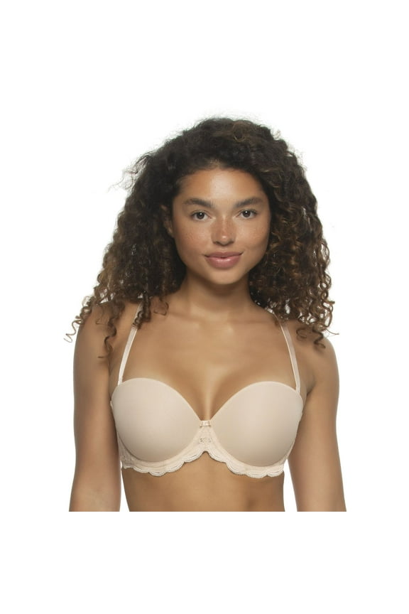 Peridot Convertible Underwire Strap Padded Push Up Bra 235073 Color: Sugar Baby Size: 42 DD