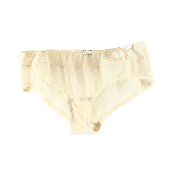 Paramour by Felina | Sweet Revenge Hipster | Panty | Lace | Stretch | Plus Size (Bare Ivory Dot, Medium)