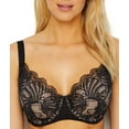 thumbnail image 1 of Paramour by Felina Tempting Lace Bra - Womens Plus Size Lingerie (Black, 42DDD), 1 of 2