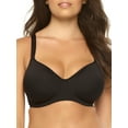 thumbnail image 1 of Paramour by Felina | Topaz Breathable Contour Bra (Black, 38D), 1 of 2