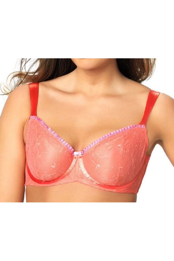 by Felina Womens Decadent Semi Demi Unlined Bra