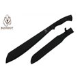 thumbnail image 1 of Parang Machete 21 5/8" Buckshot Black Tactical Survival Blade Full Tang + Sheath, 1 of 2