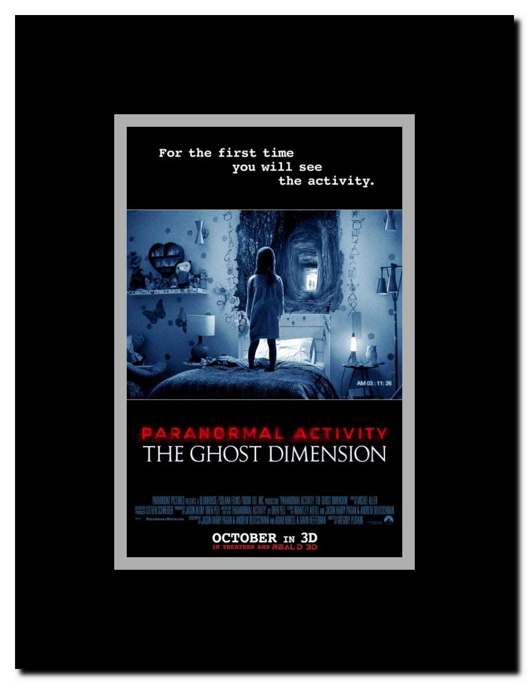 Paranormal Activity: The Ghost Dimension Framed Movie Poster