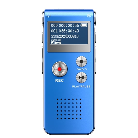 Paranormal Equipment Digital EVP Voice Activated Recorder with USB, 8GB, Blue