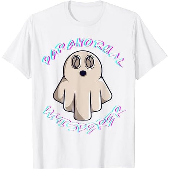 Paranormal Whisperer Ghost Hunting Paranormal Adventures white T-Shirt