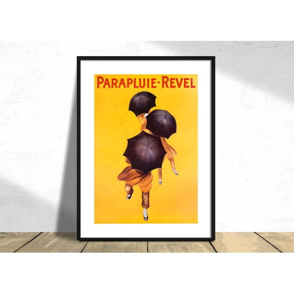 Parapluie Revel Leonetto Cappiello Classic Art French Style Reproduction Retro Advertising Unframed Paper Print
