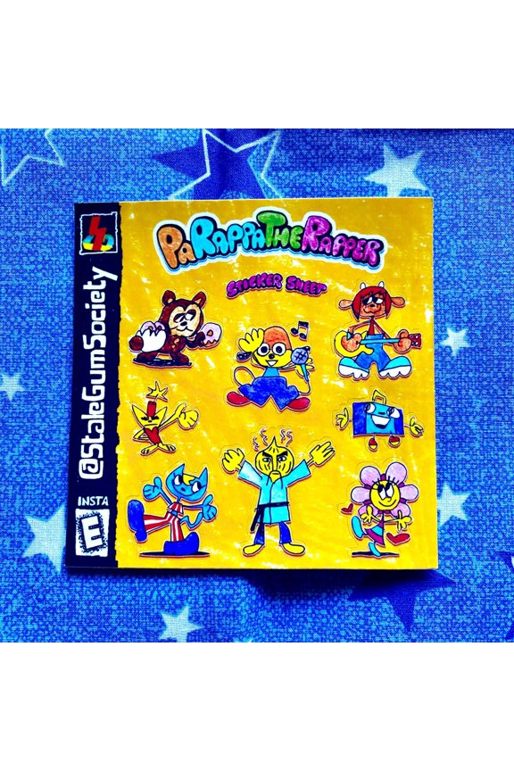 Parappa the Rapper keychain Sheet (1 keychain)