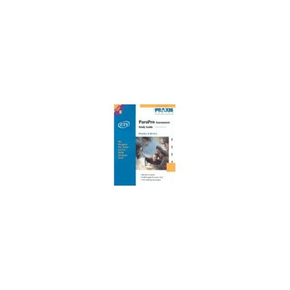 Pre-Owned ParaPro Assessment Study Guide, Test Codes 0755 and 1755 (The Praxis Series) (Paperback) 0886852358 9780886852351