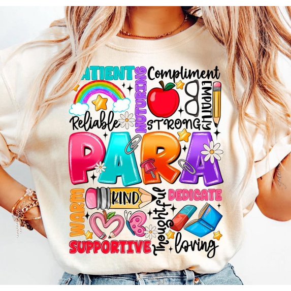 Paraprofessional Appreciation Shirt, Back to School Shirt, Kindergarten Teacher Gift Shirt, Teacher Appreciation Shirt