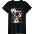thumbnail image 1 of Paraprofessional Leopard P Flower Para Teacher Paraeducator T-Shirt, 1 of 3