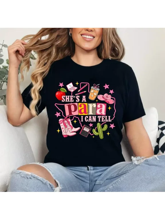 Paraprofessional She's a Para I Can Tell T-Shirt