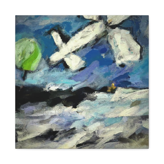 Parasailing In Expression - Canvas