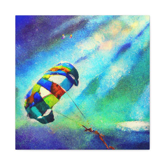 Parasailing Over Sunset - Canvas