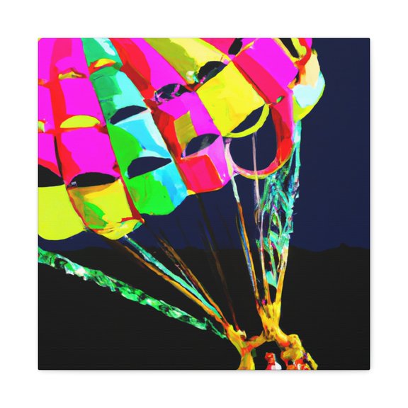 Parasailing Pop Art - Canvas