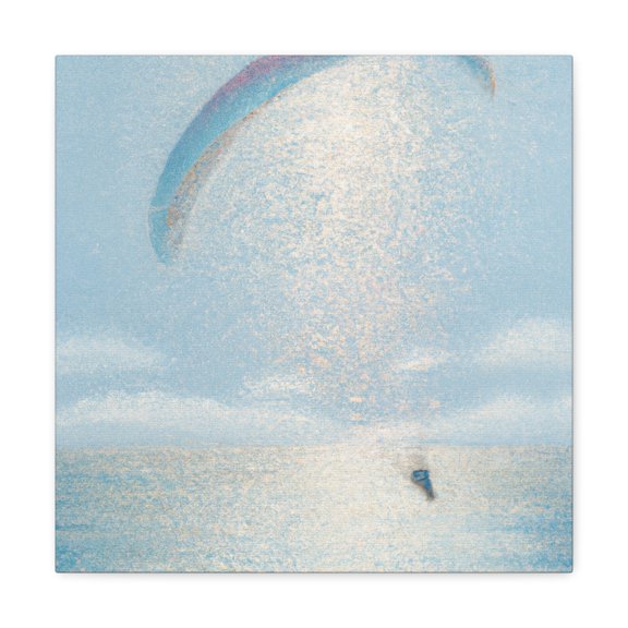 "Parasailing Through Neoclassic". - Canvas