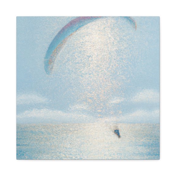 "Parasailing Through Neoclassic". - Canvas