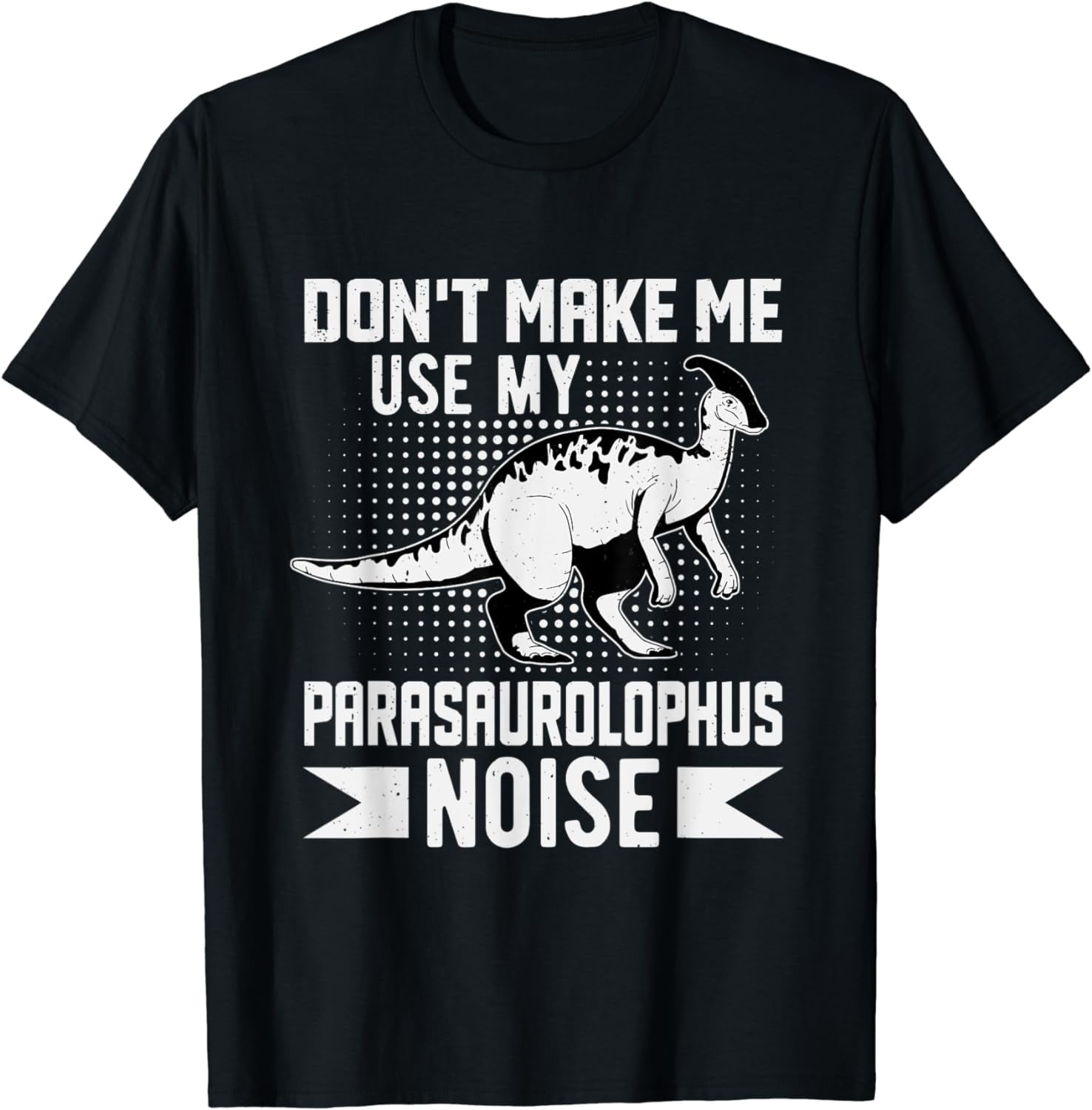 Jurassic World Girls Parasaurolophus Square T-Shirt - Camp Cretaceous Graphic Tee