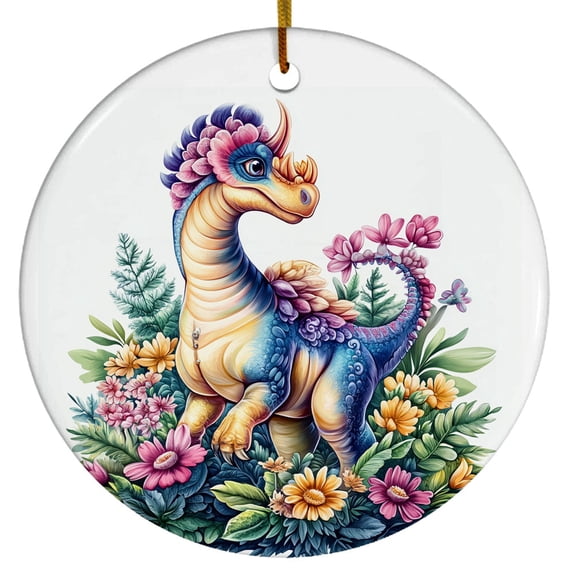Parasaurolophus Ornament, Ornament with Parasaurolophus Dinosaur Theme, Ornament for DinoSaur Lovers, Gift for Boy, Girl, Gift for Birthdays & Christmas, Christmas Ornament 2025