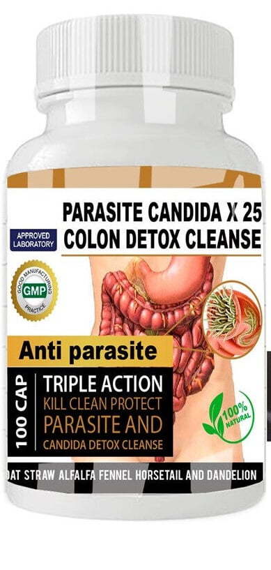 Parasite Cleanse DETOX Liver Colon Yeast Killer Pills All Natural detox ...