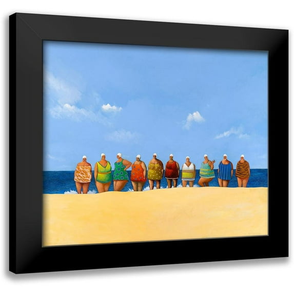 Paraskevas, Michael 23x20 Black Modern Framed Museum Art Print Titled - My Ten Aunts