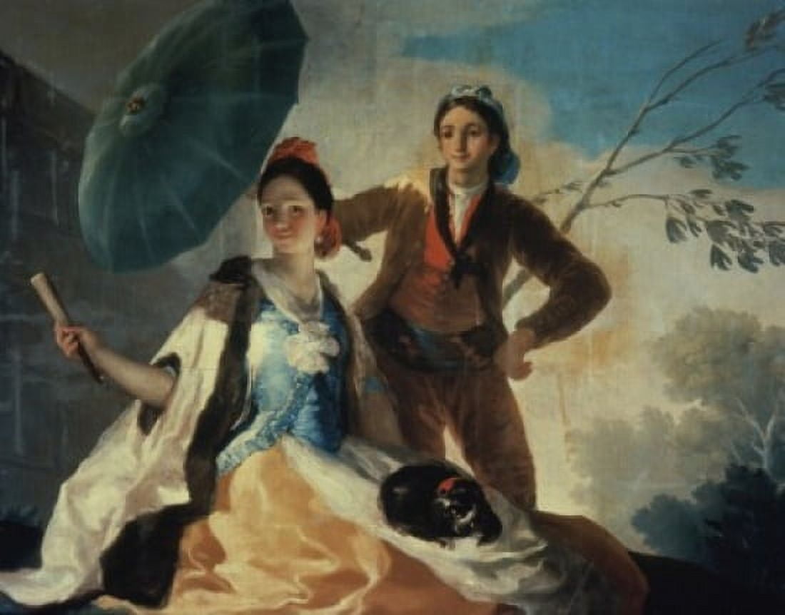The Parasol 1777 Francisco Goya y Lucientes (1746 -1828 Spanish) Oil on canvas Museo del Prado Madrid Spain Canvas Art - Francisco Goya y Lucientes (18 x 24)