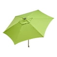 thumbnail image 1 of Heininger Holdings, LLC Push Up Aluminum Market 8.5-foot Patio Umbrella Adjustable Height, 1 of 2