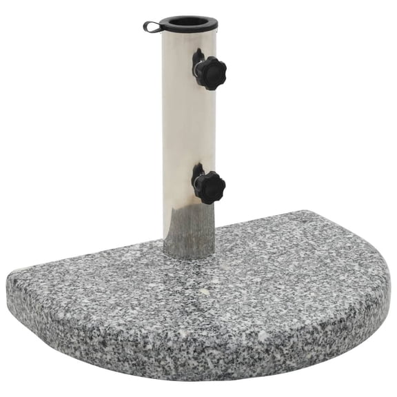 Parasol Base Granite 22 lb Curved Gray Grey