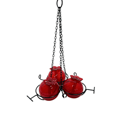 Parasol Droplet Perch 3 Red Hummingbird Feeder