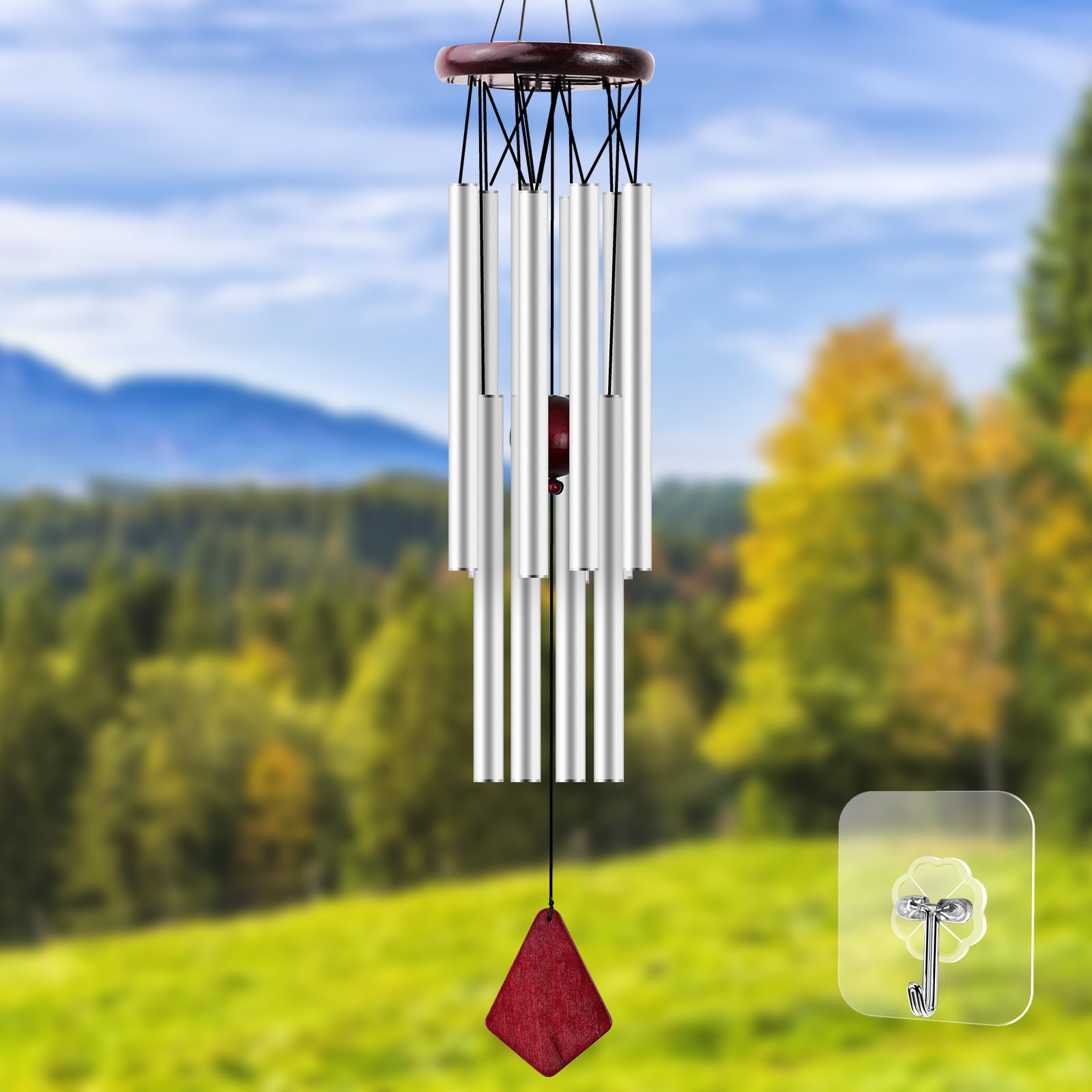Parasom Wind Chime for Outdoor, Wind Chime Decor for Garden, Great Memorial Gifts Sweet Tones