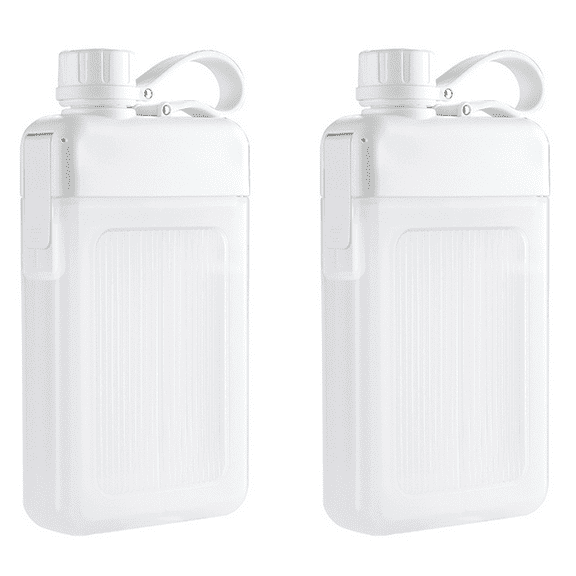 Paraugas Plastic Flask for Liquor Flat Water Bottle Square BottlesTravel Flask Portable Travel Mug