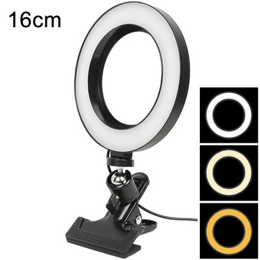 Paraugas Ring Light with Monitor Clip On,Computer Laptop Video Conferencing，Computer Monitor Light for Remote Working, Self Live Streaming