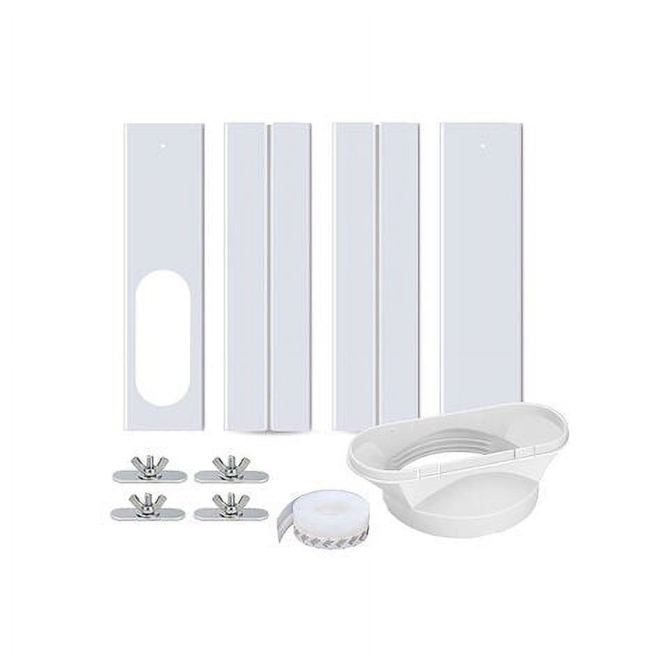 Paraugas Snow-10 Pieces Window Vent Kit, Portable Air Conditioner Window Kit, Adjustable Window Seal for AC One, AC Replacement Window Kit Perfect Accessories