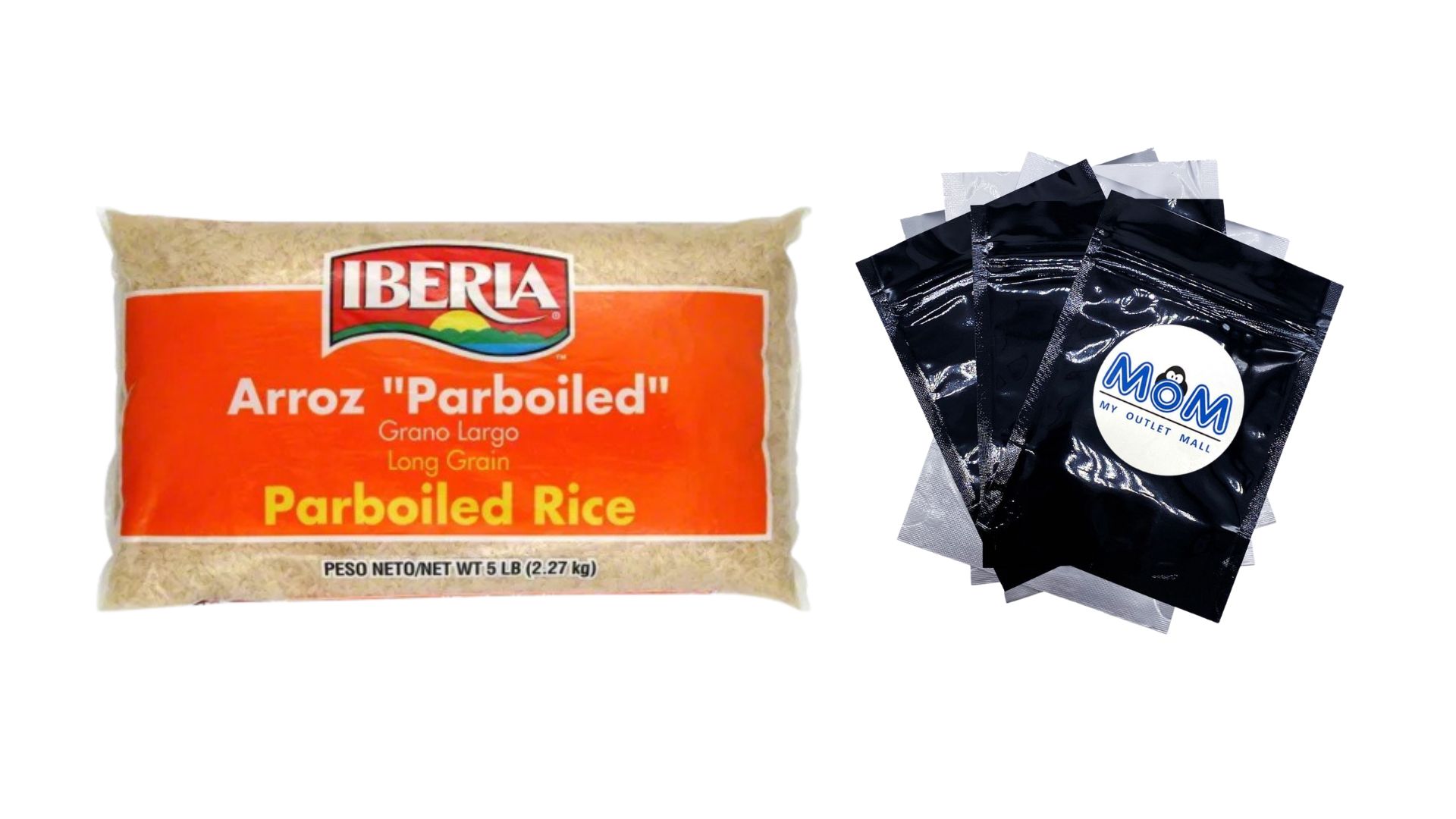 Parboiled Long Grain Rice 1 Pack 5 Lb Iberia Plus 3 My Outlet Mall Resealable Storage