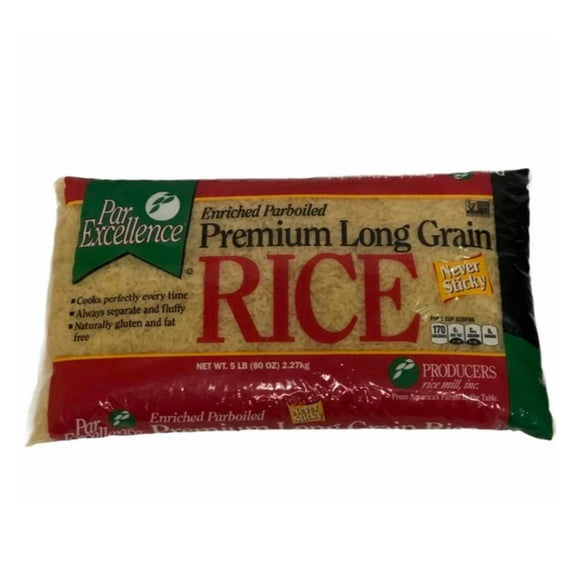 PAR EXCELLENCE PARBOILED LONG GRAIN WHITE RICE - 5LB
