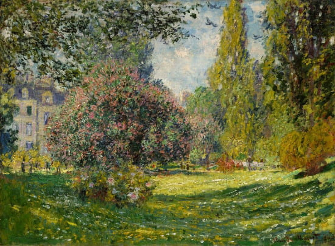Parc Monceau Canvas Art - Claude Monet (18 x 24)