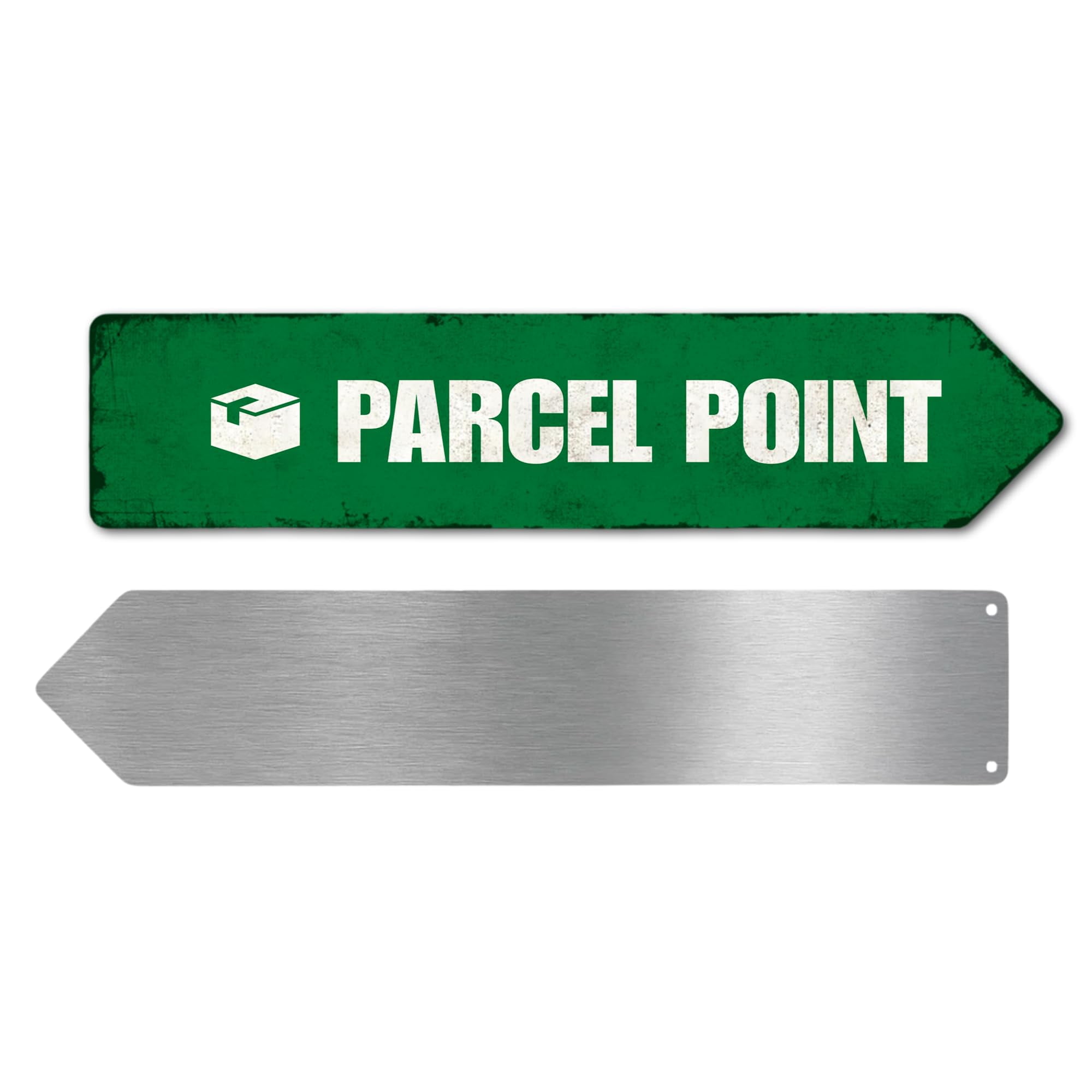 Arr Sign Parceel Point Metal Sign by DC | Arrow Metal Directional Signage for ...