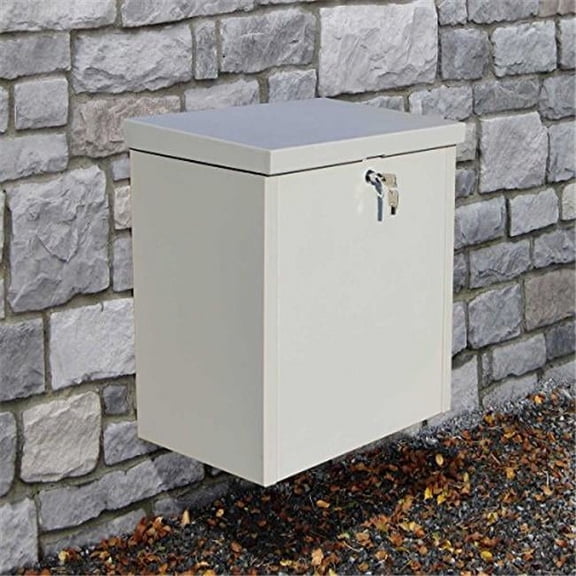Parcel Chest Secure Delivery Box, Textured Gray, Medium