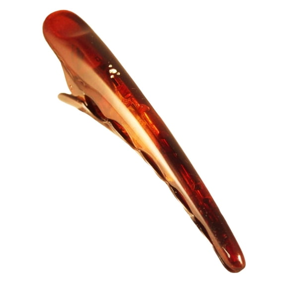 Parcelona France Toucan Large Shell Crystal Hair Side Slider Beak Claw 5 Inch