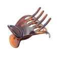 thumbnail image 1 of Parcelona French Basic Curved Paw Medium Celluloid Yoga Hair Claw for Women, 1 of 38