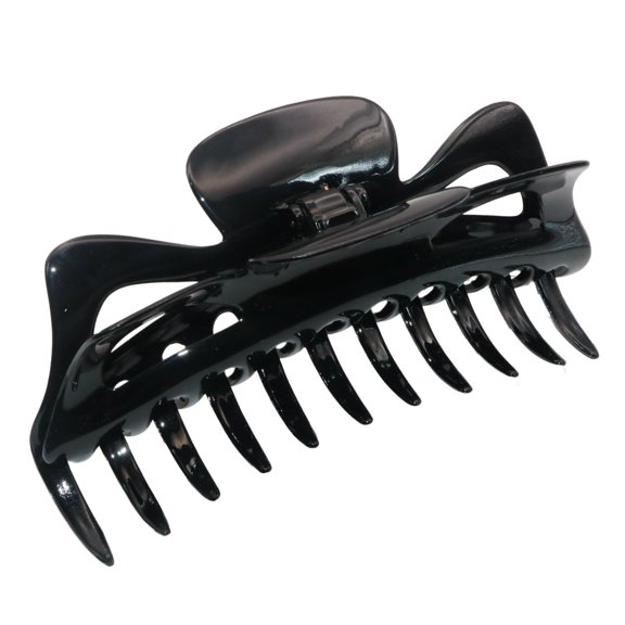 Parcelona French Classic Jumbo Large 5 1/2" Celluloid Hair Claw Clip for Women