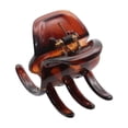 thumbnail image 1 of Parcelona French Classic Large Pony Celluloid Jaw Hair Claw for Women and Girls (Shell), 1 of 47
