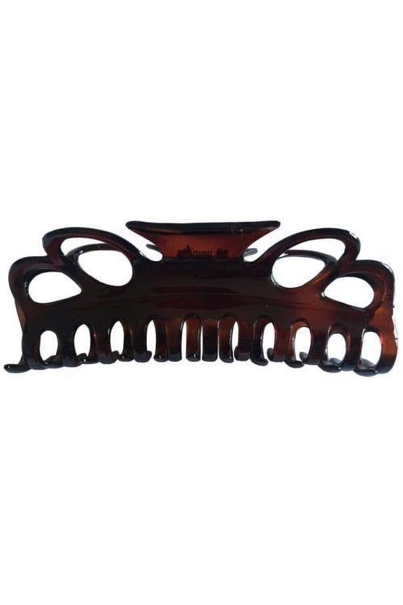 Parcelona French Double Loop Shell Extra Large Jaw Hair Claw Clip Clutcher
