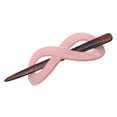 thumbnail image 1 of Parcelona French Infinity Celluloid Hair Slider Bun Cover for Women, 1 of 48
