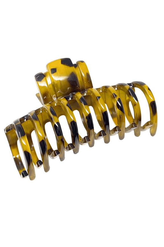 Parcelona French Narrow Tubular Savana Light Brown Large 3 3/4 Celluloid Good G